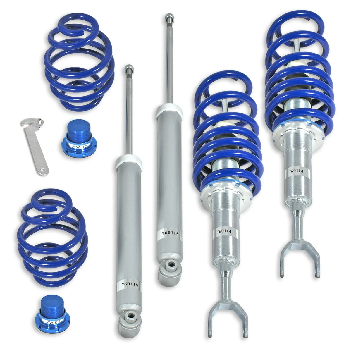 BlueLine Gewrichtsset met schroefdraad – Skoda Superb 3U (2001-2008) + TÜV