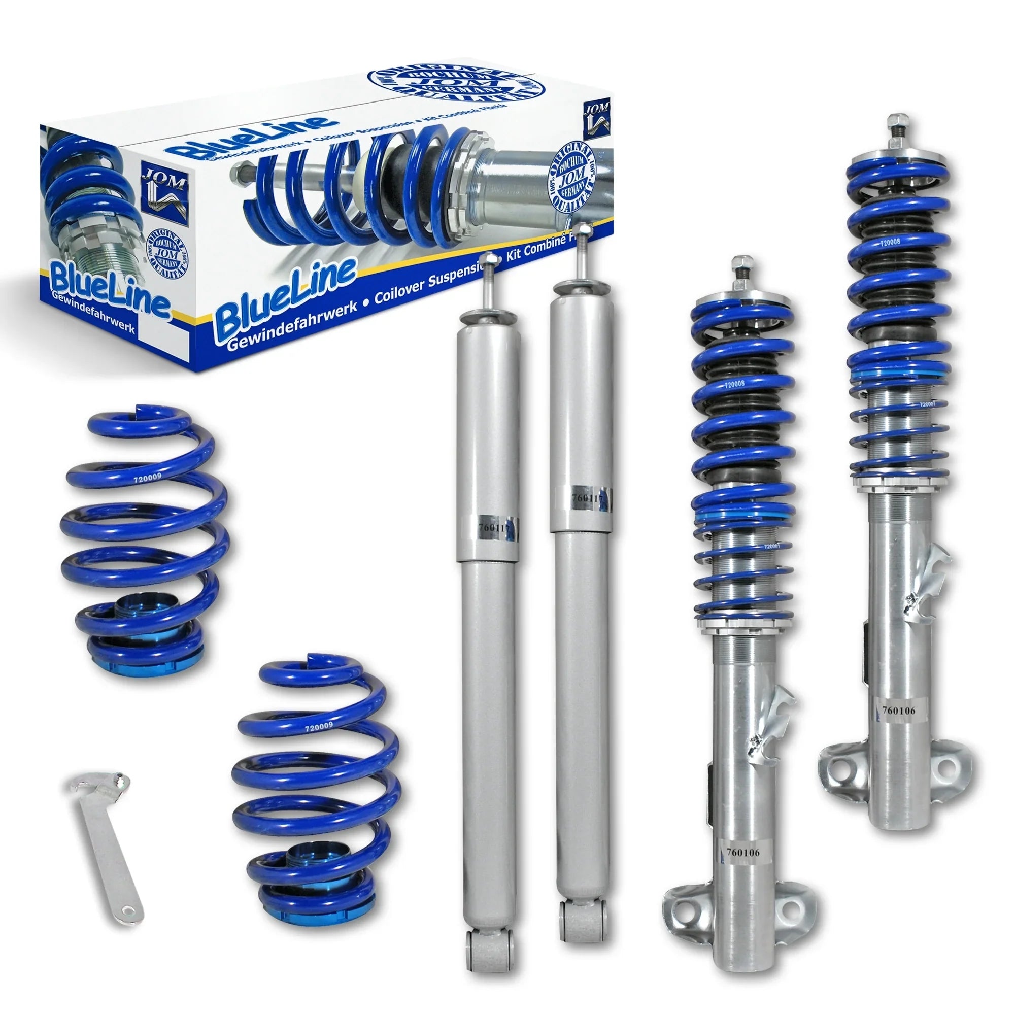 Kit Combiné Fileté BlueLine – Bmw Serie 3 E36 compact (1994-2000) + TÜV