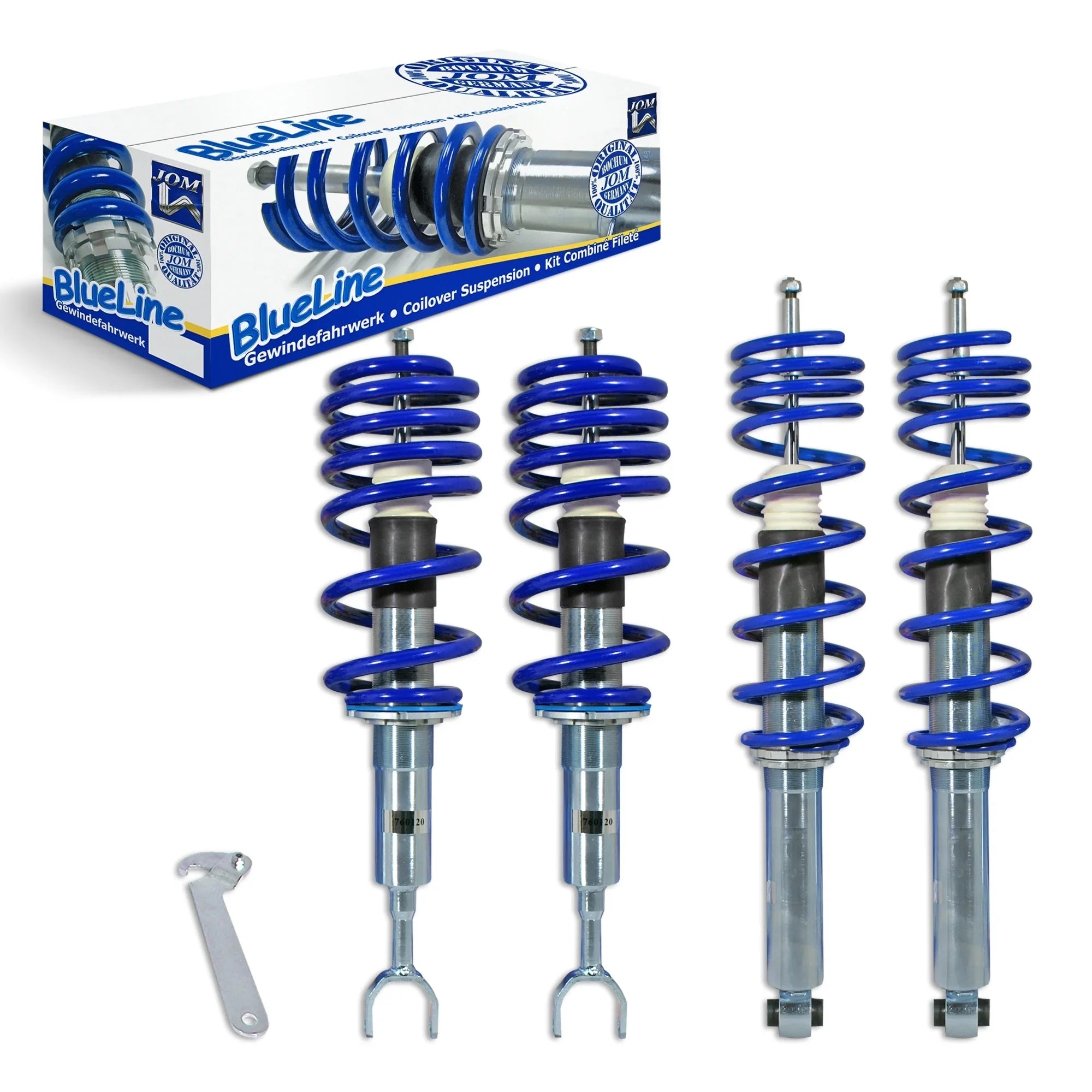 Kit Ammortizzatori Regolabili BlueLine – Audi A4 B5 (1994-2001) Berlina & Avant + TÜV