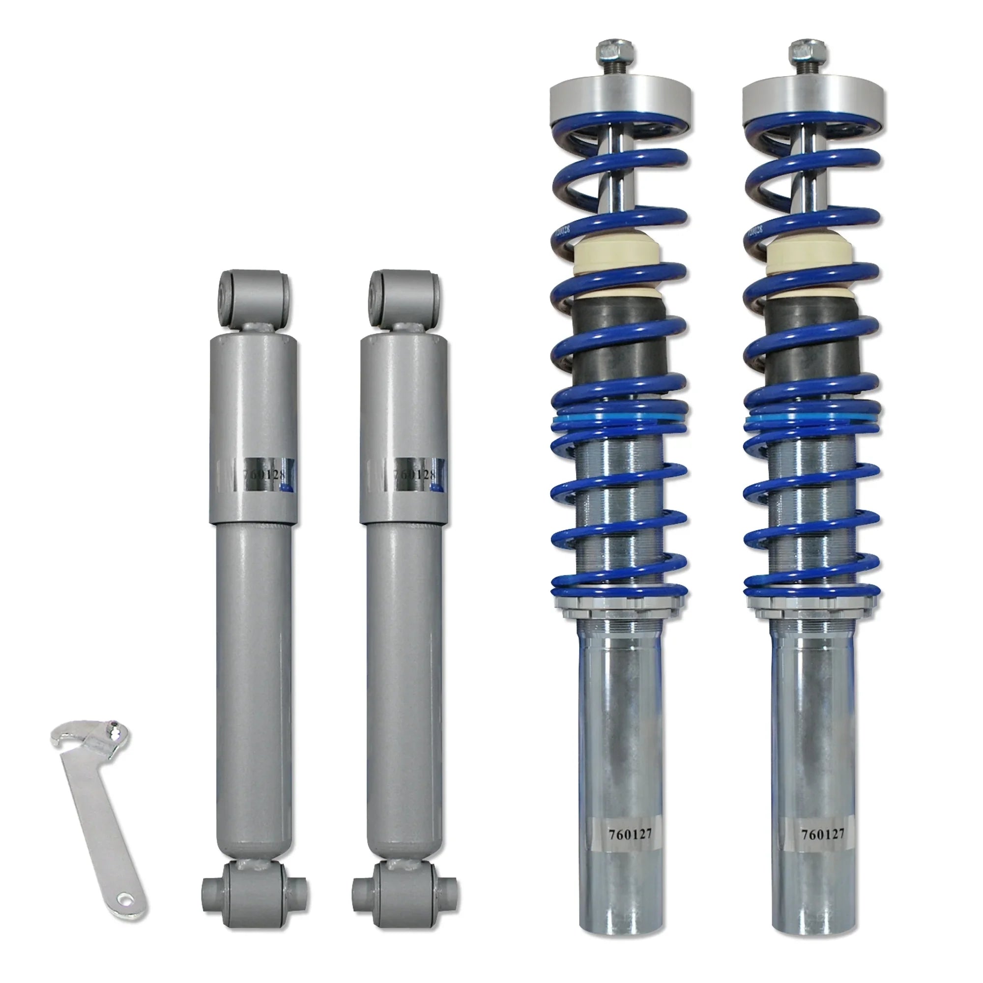 BlueLine Threaded Coilover Kit – Peugeot 206 (1998-2012) + TÜV