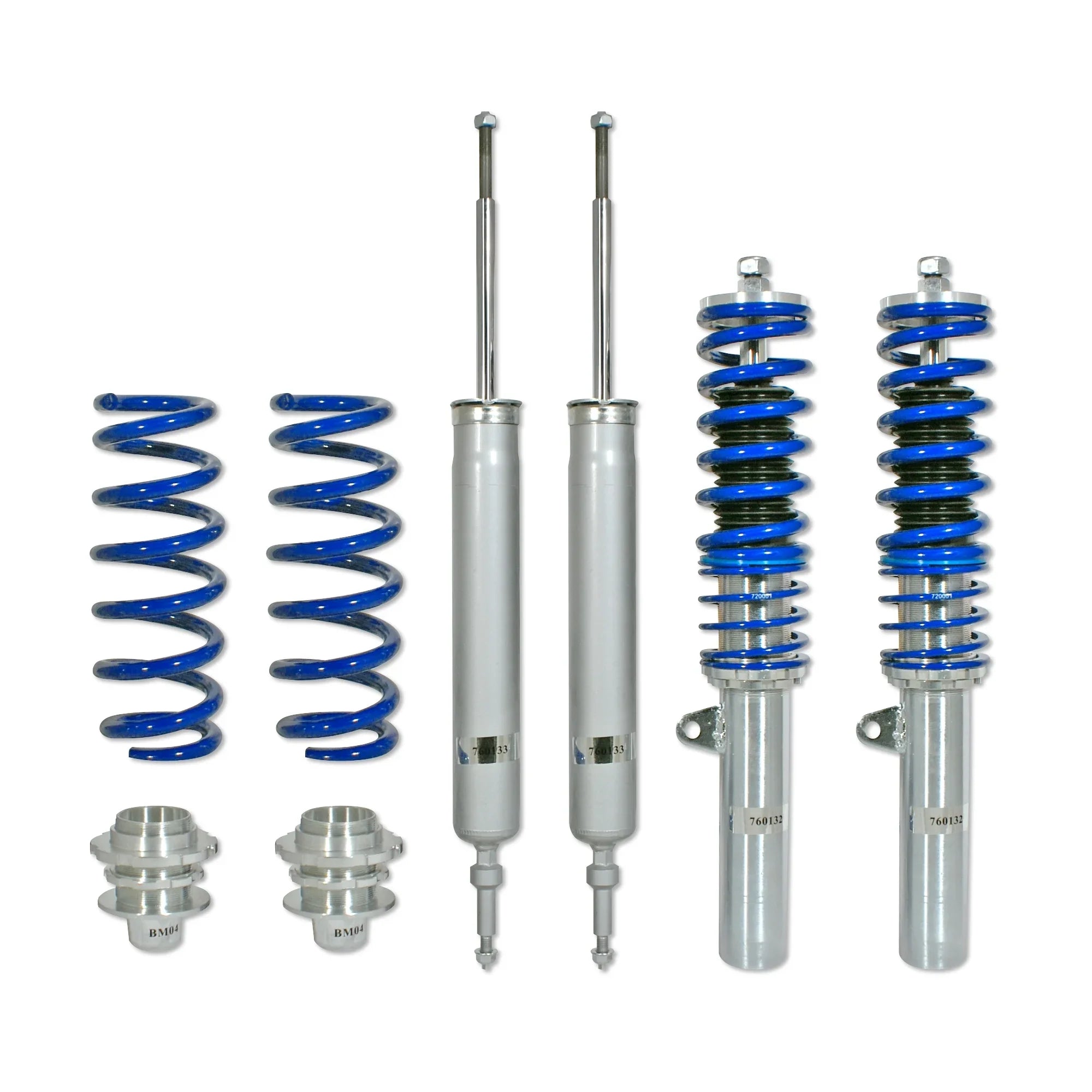 BlueLine gängad kombinationssats – BMW Serie 3 E90, E91, E92, E93 (2005-2013) + TÜV