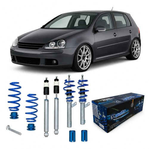 BlueLine Threaded Coilover Kit – Volkswagen Golf 5 (2003-2008) + TÜV