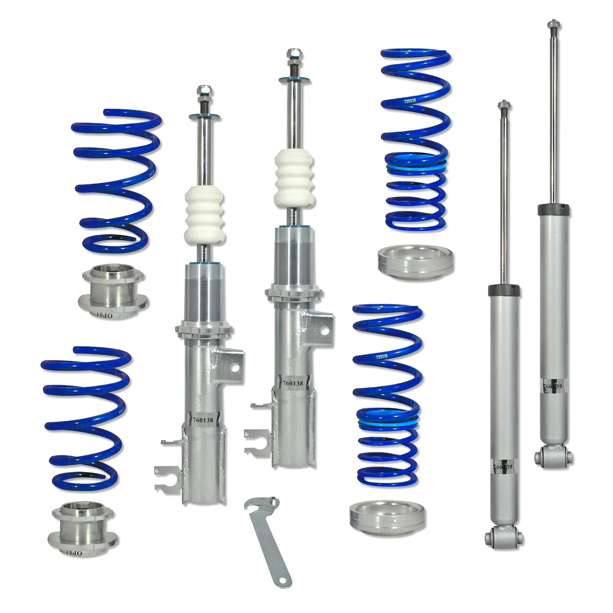 Zestaw gwintowany BlueLine – Fiat Punto & Grande Punto (2005-2018) + TÜV