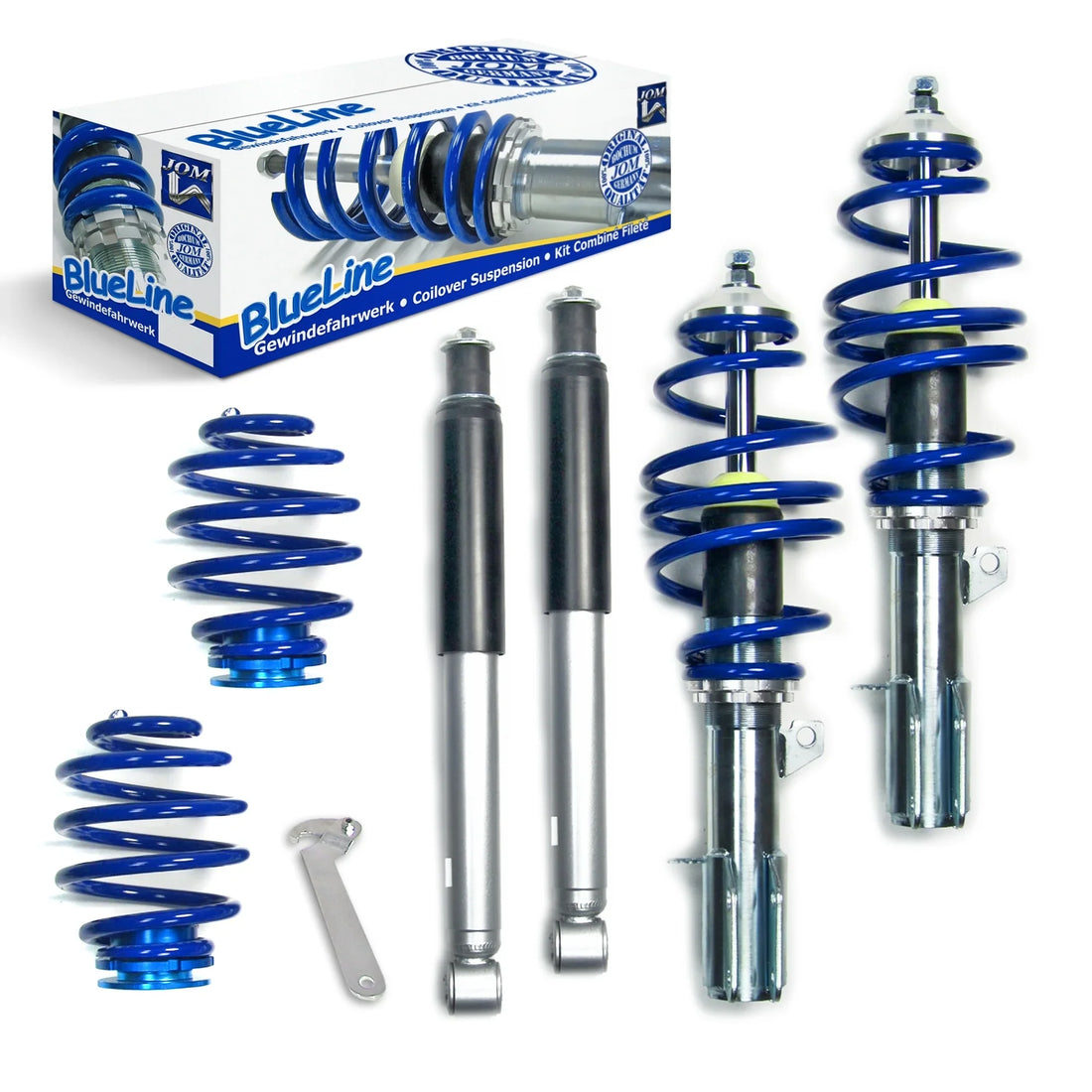 BlueLine Threaded Coilover Kit – Opel Corsa C (2000-2006) + TÜV