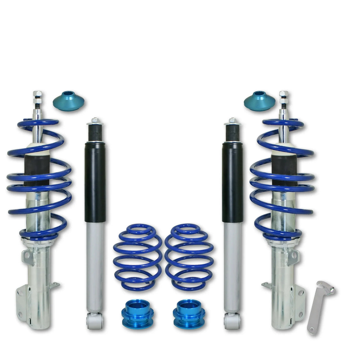 BlueLine Threaded Coilover Kit – Opel Corsa C (2000-2006) + TÜV – view 2