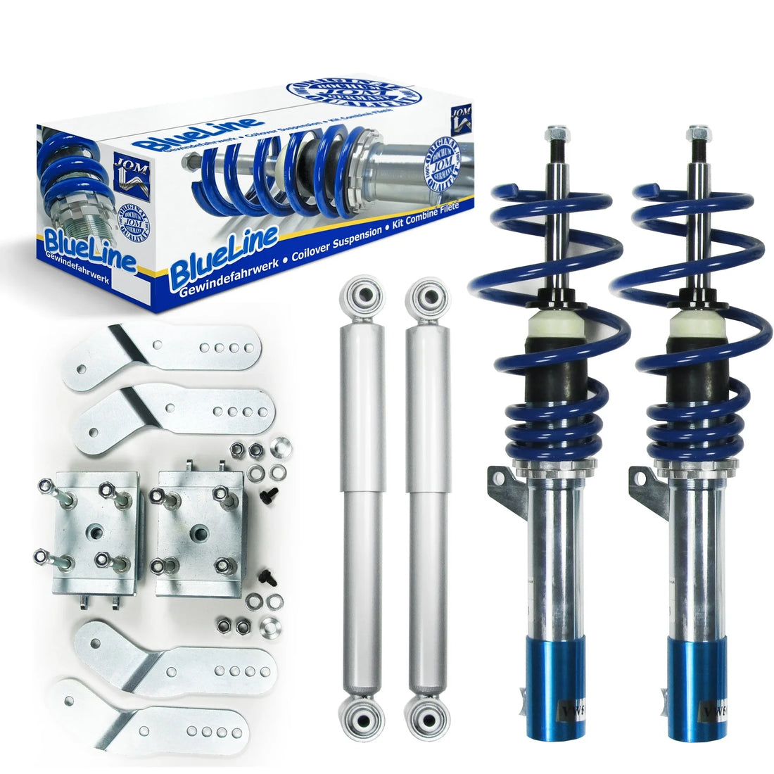 BlueLine Threaded Coilover Kit – Volkswagen Caddy 4 (2015-2020) + TÜV