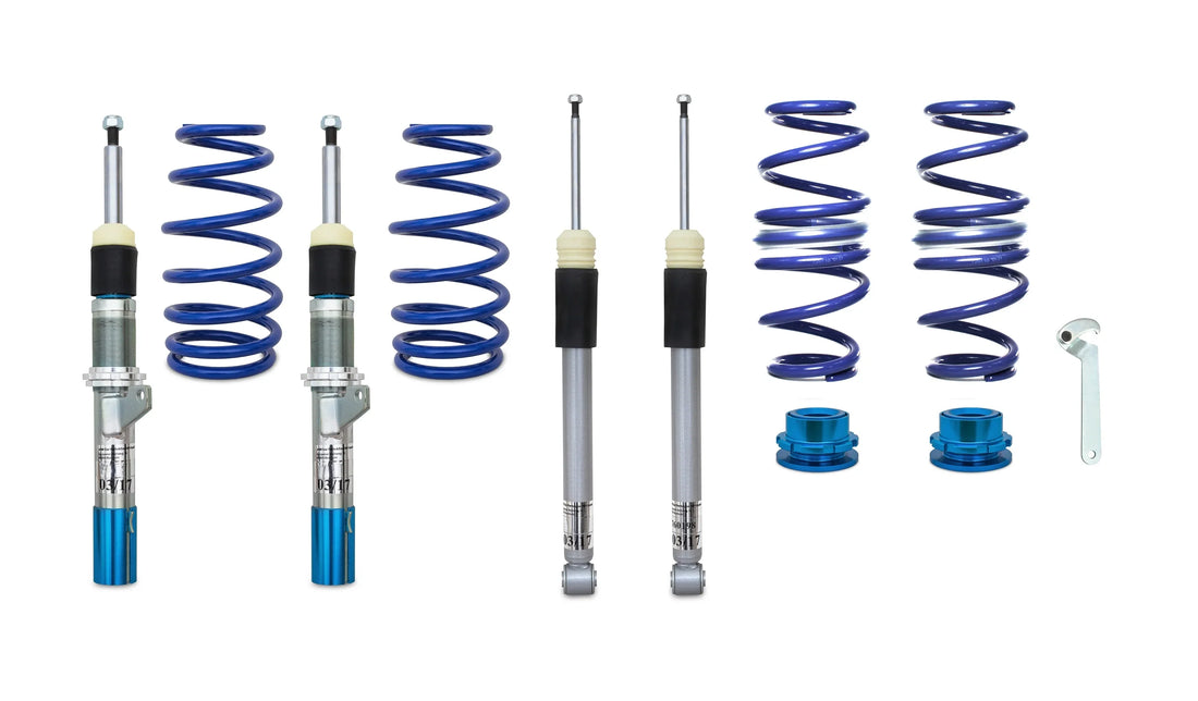 BlueLine Threaded Coilover Kit – Seat Leon IV (2020+) + TÜV