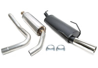 Ligne d'échappement sport 1 × 90 mm pour Saab 900 II 2.0T + Coupé/Cabriolet Typ YS3D — TA Technix