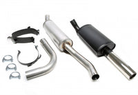Sport exhaust system 1 × 80 mm for Volvo 760 Turbo with Multilink rear suspension — TA Technix
