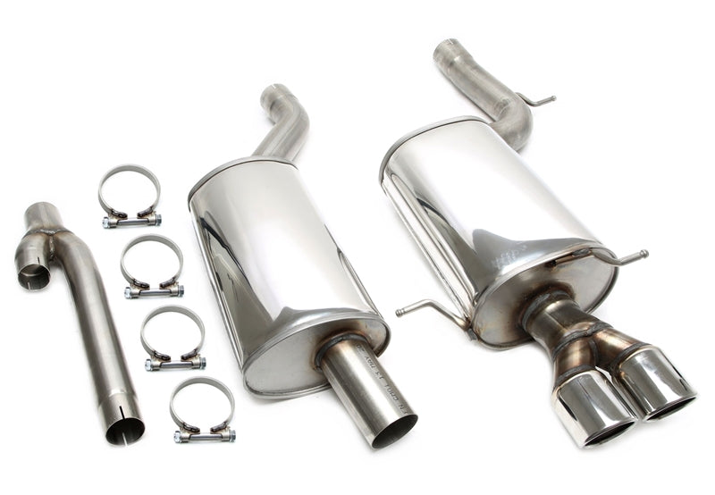 Ligne d'échappement inox 2 × 80 mm pour Audi A4/S4 berline, -Avant, Typ B5 — TA Technix
