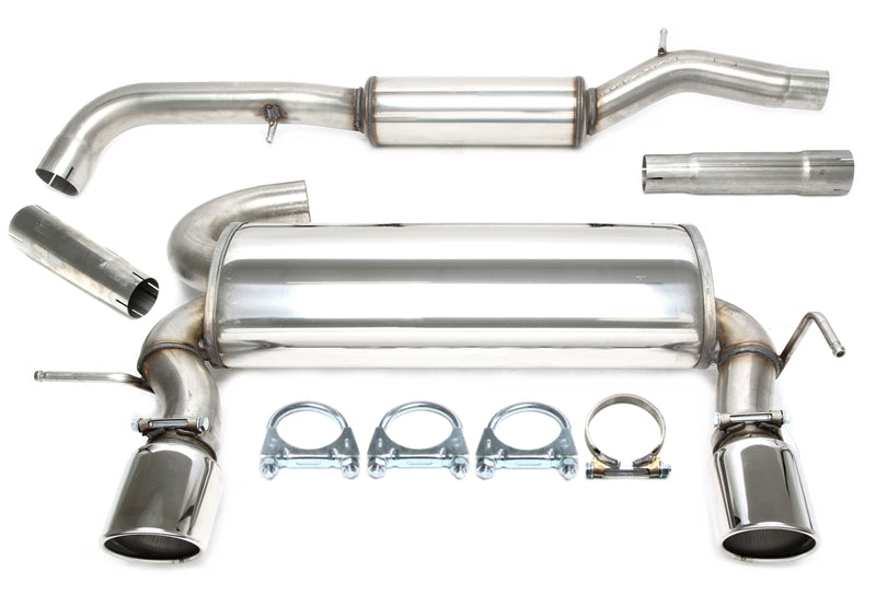 Duplex Ligne d'échappement inox 1 × 100 mm pour Audi TT Quattro Coupé/Roadster type 8N — TA Technix