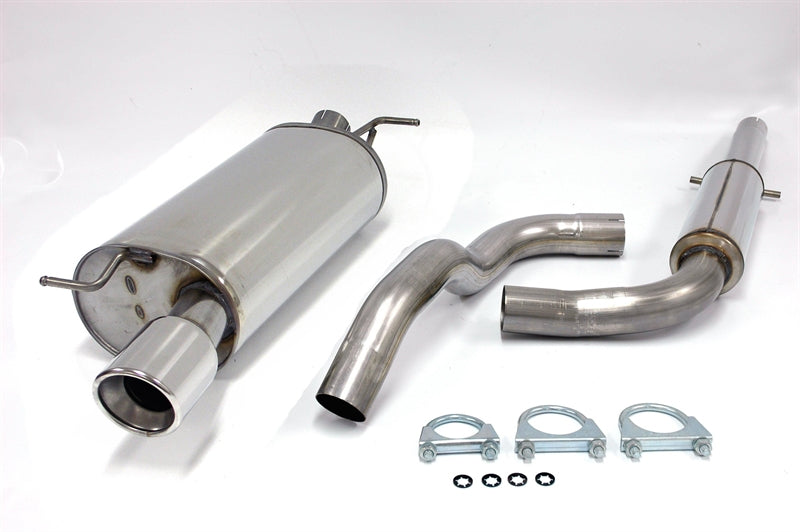Ligne d'échappement inox 1 × 100 mm pour Audi TT Coupé/Roadster avec Frontantrieb type 8N — TA Technix