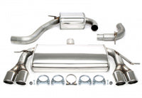 Duplex Ligne d'échappement inox 2 × 80 mm pour Audi A3 8P Sportback — TA Technix