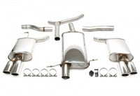 Duplex Ligne d'échappement inox 2 × 80 mm pour Audi A4/A5 B8 1.8T 2WD + A4/A5 B8 2.0T Quattro — TA Technix