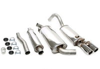 Ligne d'échappement inox 2 × 70 mm pour Audi 80/90 + Coupé type 89 — TA Technix