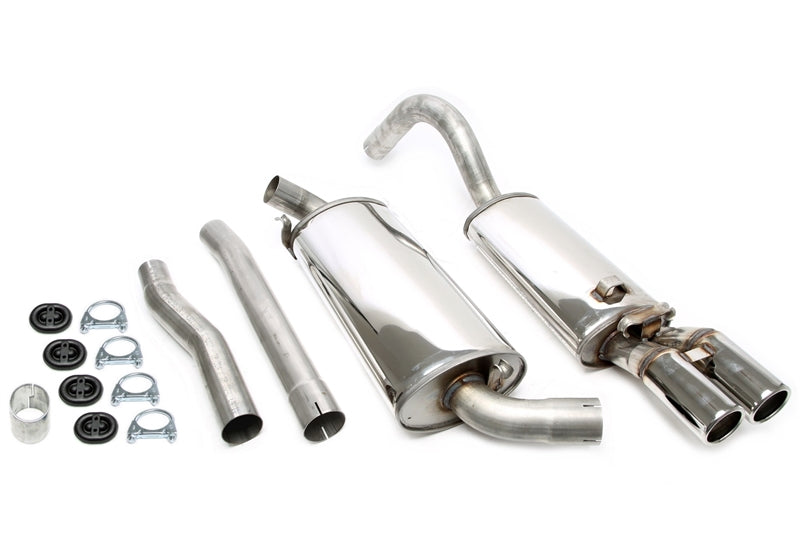 Ligne d'échappement inox 2 × 70 mm pour Audi Cabriolet 2.0/2.3l Typ B4 — TA Technix