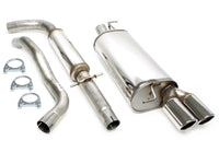 Ligne d'échappement inox 2 × 80 mm pour Audi A3 1.8T + 1.9TDI type 8L — TA Technix