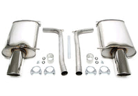 Duplex Ligne d'échappement inox 1 × 100 mm gauche + droite pour Audi A4 Quattro berline. + Avant type 8E-B6 — TA Technix