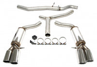 Duplex Ligne d'échappement inox 2 × 80 mm gauche + droite pour Audi A4 berline. + Avant type 8K-B8 / A5 type 8T-B8 / A5 Cabriolet type 8F-B8 — TA Technix