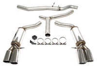 Duplex Ligne d'échappement inox 2 × 80 mm gauche + droite pour Audi A4 berline. + Avant type 8K-B8 / A5 type 8T-B8 / A5 Cabriolet type 8F-B8 — TA Technix