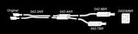 Duplex Ligne d'échappement inox 1 × 100 mm gauche + droite pour Audi A6 Quattro berline. + Avant 2.4 + 3.0l type 4B-C5 — TA Technix