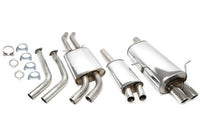 Ligne d'échappement inox 2 × 70 mm pour BMW 320i/325i/330i M54 E46 berline./Coupé/Touring/Cabrio — TA Technix