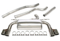 Duplex Ligne d'échappement inox 2 × 80 mm gauche + droite pour BMW 3er berline. + Touring 320i Typ F30,F31 / 4er Cabriolet/Coupé/Gran Coupé 420i Typ F32,F33,F36 — TA Technix