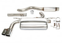 Stainless steel exhaust system 2 × 80 mm for BMW 3 Series sedan + Touring 320i, type F30/F31 / 4 Series Convertible/Coupé/Gran Coupé 420i, type F32,F33,F36 — TA Technix