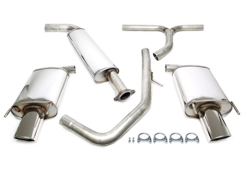 Duplex Ligne d'échappement inox 1x90 × 120 mm pour Opel Insignia A 4/5-portes 2WD — TA Technix