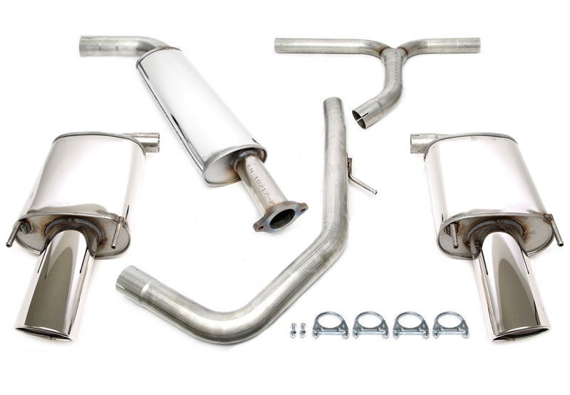 Duplex Ligne d'échappement inox 1x90 × 120 mm pour Opel Insignia A break 2WD — TA Technix