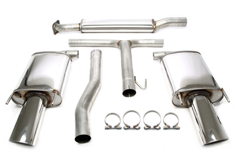 Duplex Ligne d'échappement inox 1x90 × 120 mm pour Opel Insignia A 4/5-portes 4WD — TA Technix