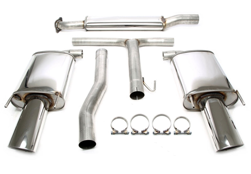 Duplex Ligne d'échappement inox 1x90 × 120 mm pour Opel Insignia A break 4WD — TA Technix