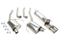 Ligne d'échappement inox 2 × 80 mm pour Opel Omega B Caravan — TA Technix