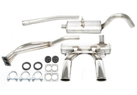 Duplex Ligne d'échappement inox 2x70 × 90 mm pour Opel GT 1.9l — TA Technix