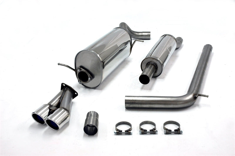 Ligne d'échappement inox 2 × 80 mm pour Skoda Fabia RS — TA Technix