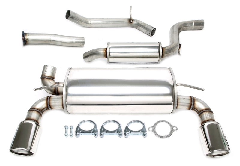 Duplex Ligne d'échappement inox 1 × 100 mm gauche + droite pour Volvo C30 T5 Facelift Typ M — TA Technix