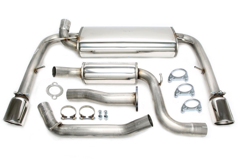 Duplex Ligne d'échappement inox 1 × 100 mm gauche + droite pour Volvo C70 II Cabriolet T5 Typ M — TA Technix