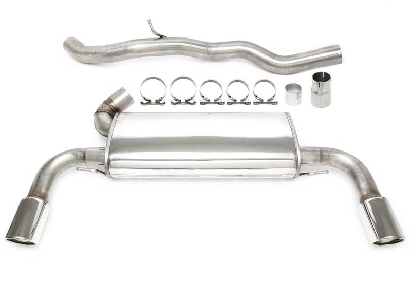 Duplex Ligne d'échappement inox 1 × 90 mm gauche + droite pour Volvo S60 II/V60 T3/T4/T5/T6 2 + 4WD Typ F — TA Technix
