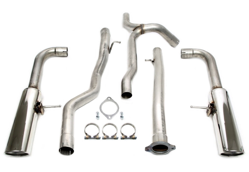Duplex Sportauspufflanlage 1 × 100 mm gauche + droite pour Volvo V70 III/ XC 70 II diesel 2WD/4WD Typ B — TA Technix