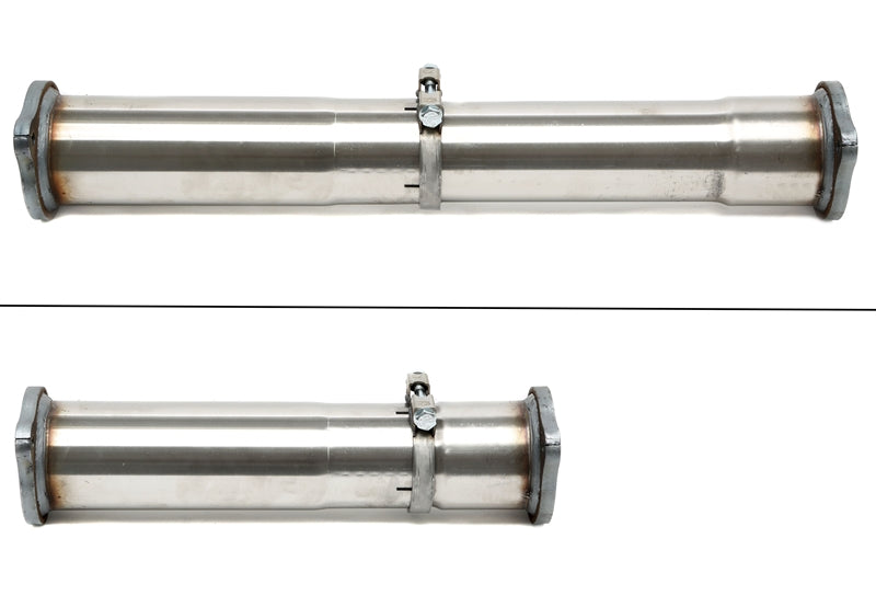 Adapterrohr nach catalyseur zu Duplex Ligne d'échappement inox 1 × 100 mm gauche + droite pour Volvo V70 III — TA Technix
