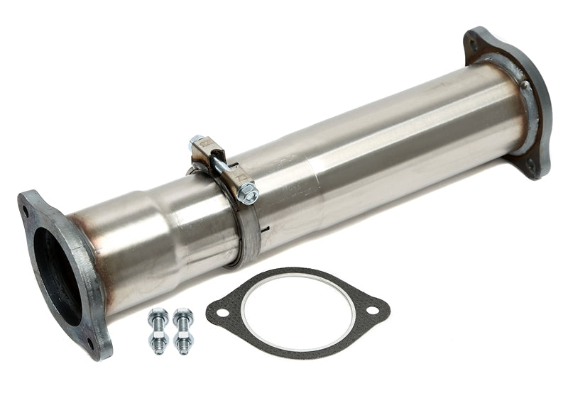 Adapterrohr nach catalyseur zu Duplex Ligne d'échappement inox 1 × 100 mm gauche + droite pour Volvo V70 III — TA Technix