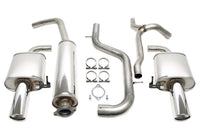 Duplex Ligne d'échappement inox 1 × 100 mm gauche + droite pour Volvo V70 III 1.6-2.5FT Typ B — TA Technix