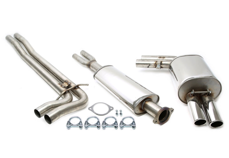 Ligne d'échappement inox 2 × 70 mm pour Volvo V70 II R Typ S /S60 I R Typ R — TA Technix