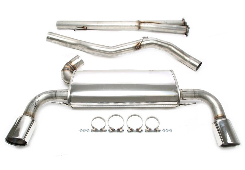 Duplex Ligne d'échappement inox 1 × 100 mm gauche + droite pour Volvo XC60 T6 AWD Typ D — TA Technix