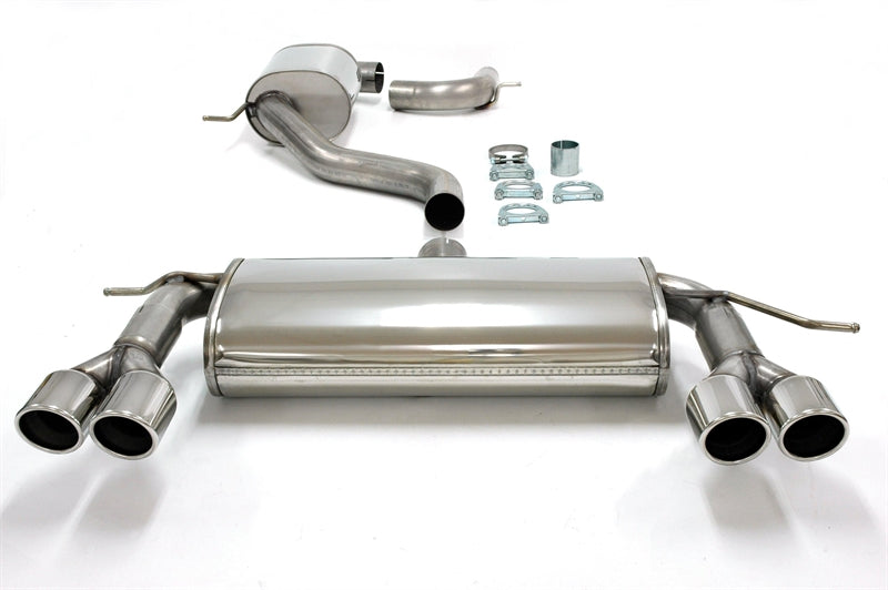Duplex Ligne d'échappement inox 2 × 80 mm pour VW Scirocco III — TA Technix