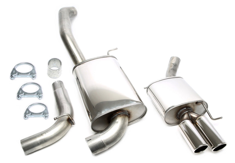 Ligne d'échappement inox 2 × 80 mm pour VW Passat 3C berline./break/CC — TA Technix
