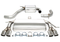 Duplex Ligne d'échappement inox 2 × 80 mm pour VW Golf V/VI / Audi A3 8P — TA Technix