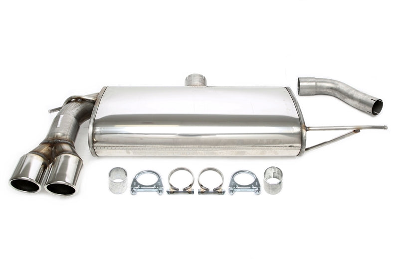 Silencieux sport 2 × 80 mm inox pour Audi A3 1.4 + 2.0TFSI type 8P/ VW Golf V/VI 1.4/1.8/2.0 type 1K — TA Technix