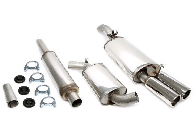 Ligne d'échappement inox 2 × 80 mm pour VW Golf II 16V type 19E — TA Technix