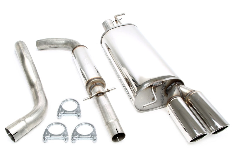 Ligne d'échappement inox 2 × 80 mm pour VW Golf IV 1.8T + 1.9TDI/SDI type 1J — TA Technix